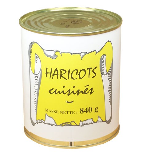 Haricots blancs cuisinés