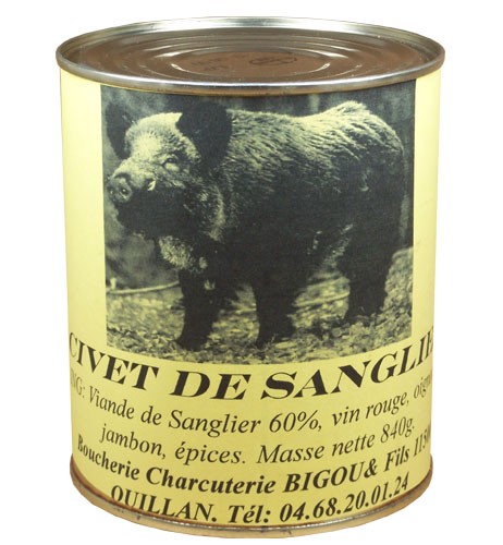 Civet de sanglier