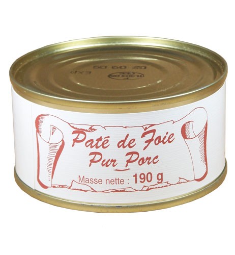 Pâté de foie pur porc 190 gr